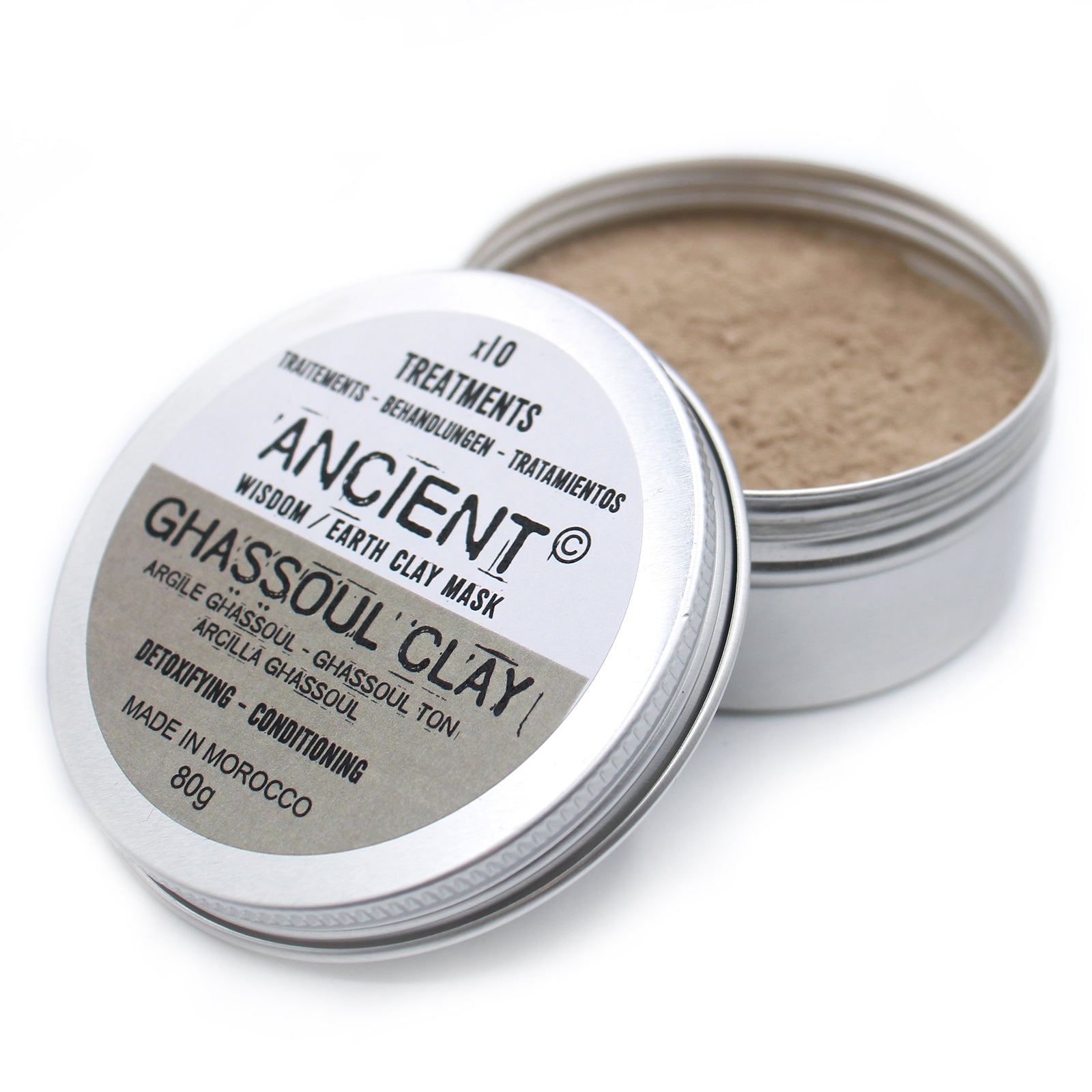 Ghassoul Clay Face Mask – Purifying & Skin-Nourishing Detox